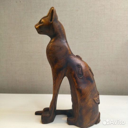 Кошка Бастет. Оберег. Натур. дерево