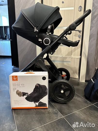 Коляска Stokke trailz, черная