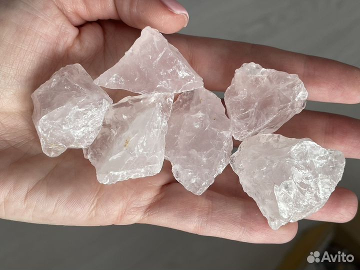 Цитрин Раухтопаз Розовый кварц необработанные