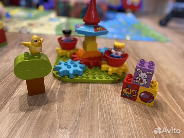 Lego дупло Первая карусель