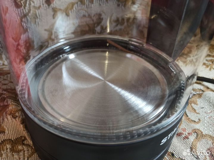 Чайник Черный стеклянный новый