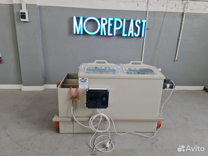 Барабанный фильтр для пруда и узв 100куб (h6q4)