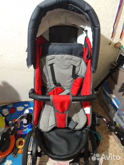 Детская коляска 2в1 Adbor Marsel Classic Grey