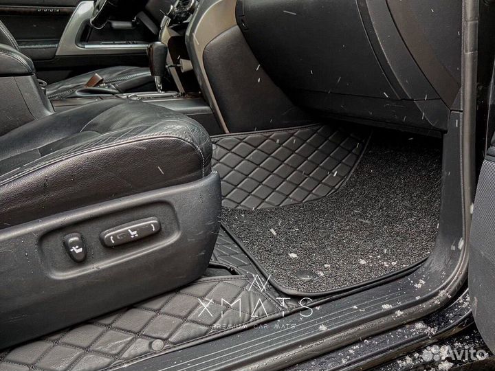 3D коврики из экокожи для Toyota Land Cruiser 200