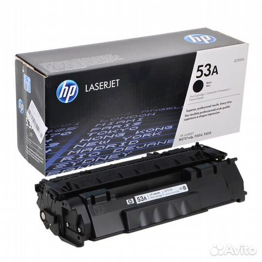 Картридж для принтера HP 53A Q7553A черный