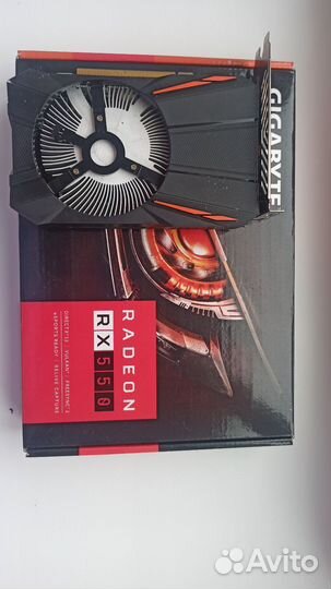 Видеокарта gigabyte RX 550 2 gb