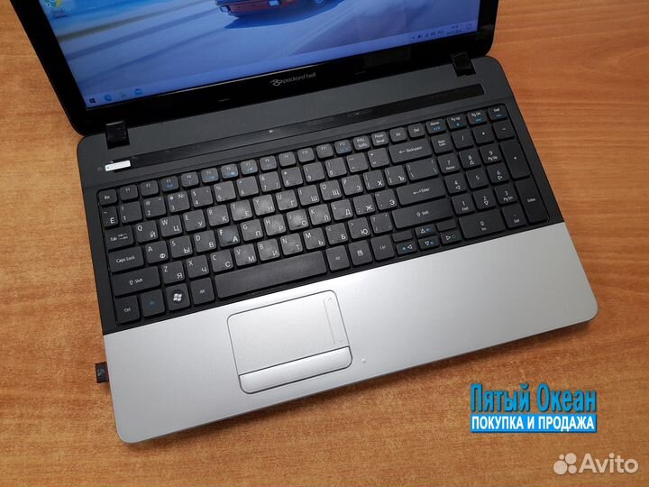 Ноутбук Packard Bell 15, Pentium B970, SSD, Гарант