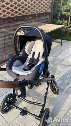 Коляска tutis uno plus 3 в 1 + база для автолюльки