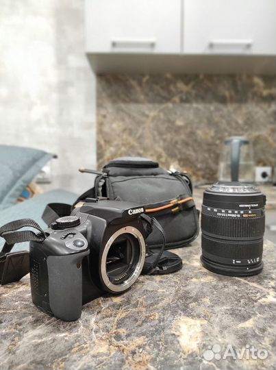 Canon EOS 400D с объективом Sigma Zoom 18-200mm