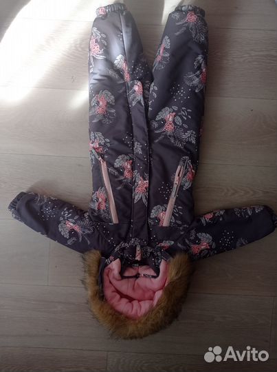 Зимний комбинезон для девочки 86