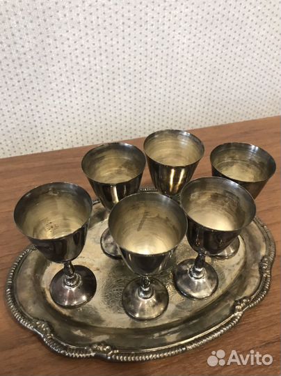 Рюмки мельхиор