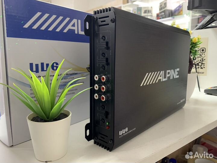 Автомобильный усилитель звука alpine 446