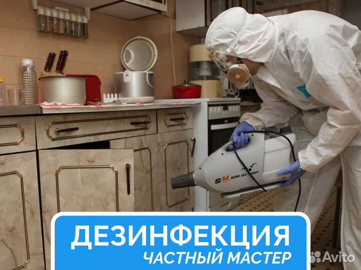 Дезинфекция. Уничтожение тараканов,клопов,грызунов