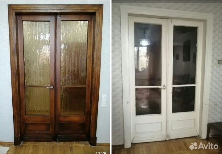 Реставрация и ремонт мебели, дверей из дерева