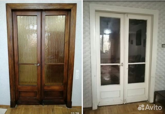 Реставрация и ремонт мебели, дверей из дерева