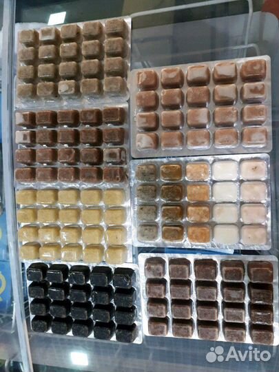 Замороженный корм для рыб и черепах