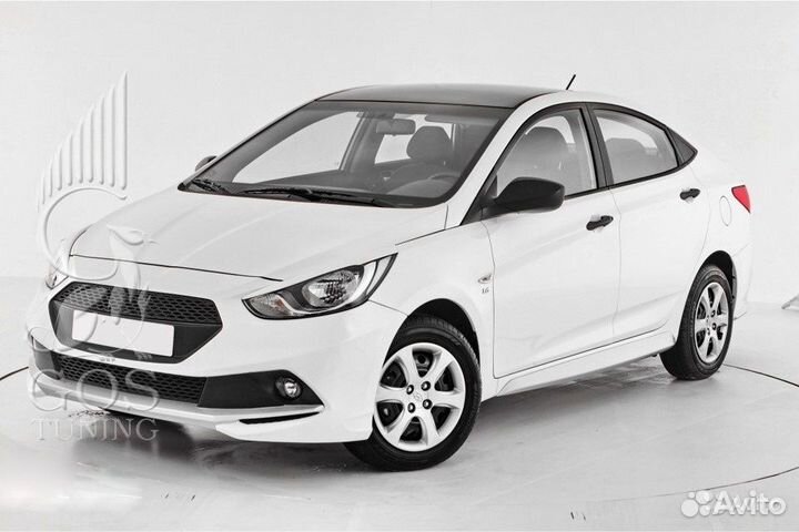 Тюнинг обвес IFlow на Hyundai Solaris