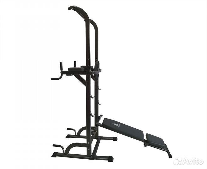 Турник-брусья со скамьей DFC Power Tower G004