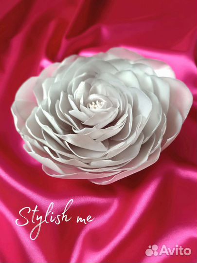 Брошь- цветок ручной работы