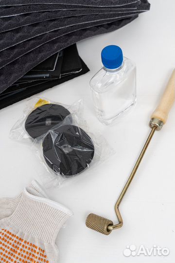 Комплект шумоизоляции для 2-х дверей автомобиля