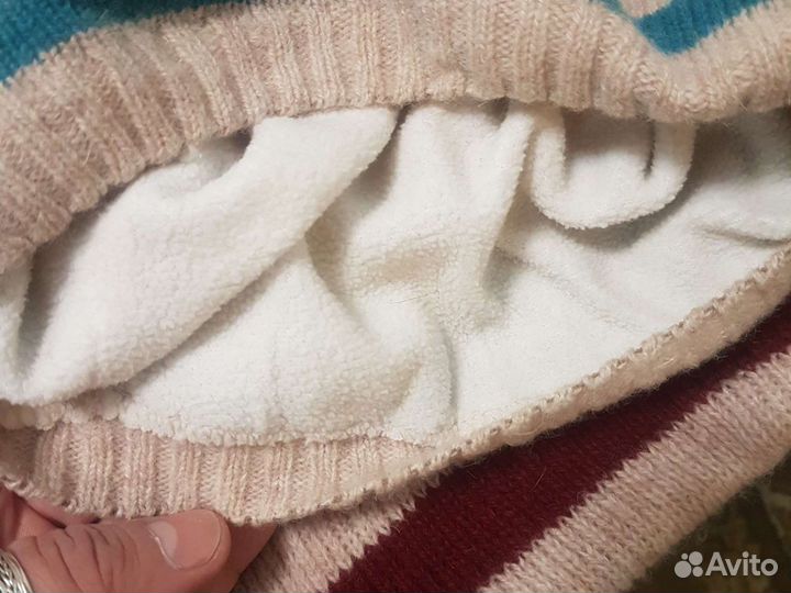 Берет с шарфом