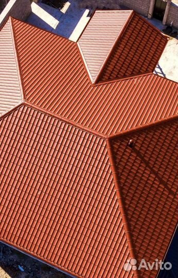 Металлочерепица Монтеррей, Северсталь, (8004)