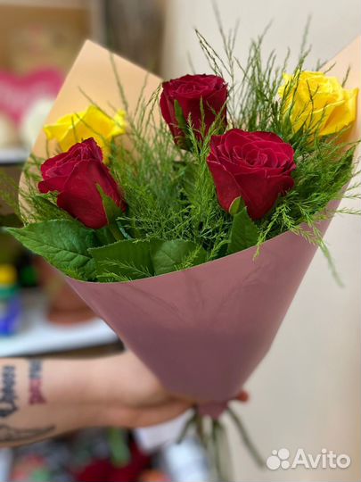 Букет, розы