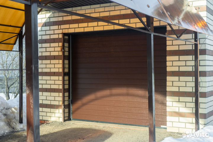 Секционные ворота для гаража отсрочка до 6-12 м