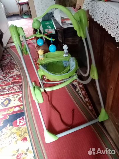 Детские качели шезлонг