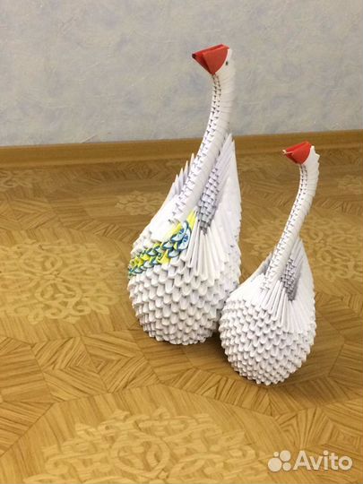 Оригами -лебедь