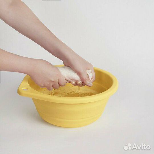 Таз IKEA pepprig желтый