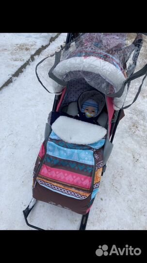 Коляска санки