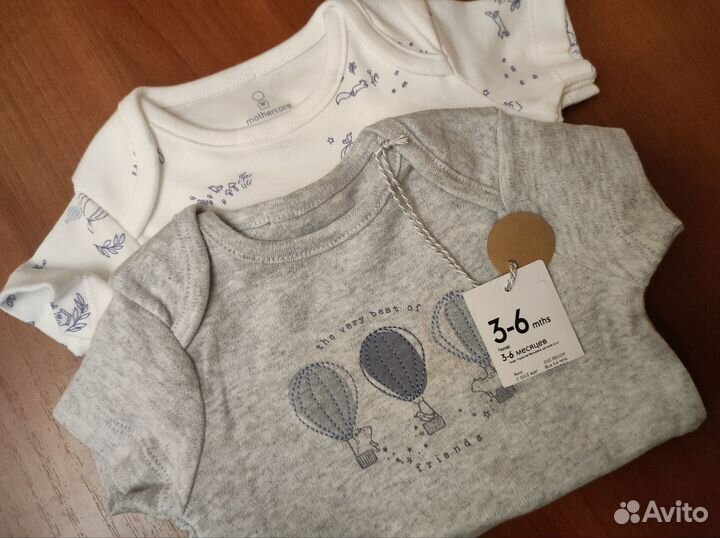 Mothercare комплект боди 3-6 месяцев новый