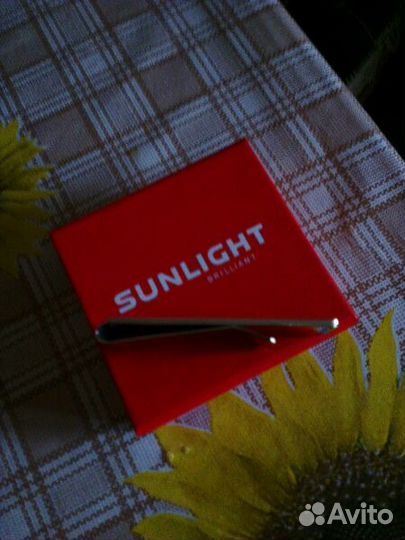 Зажим для бумажных купюр, посеребренный