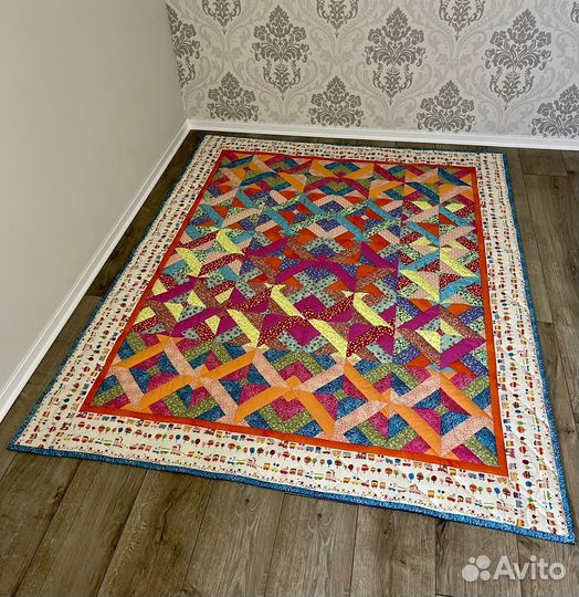 Покрывало печворк ручная работа
