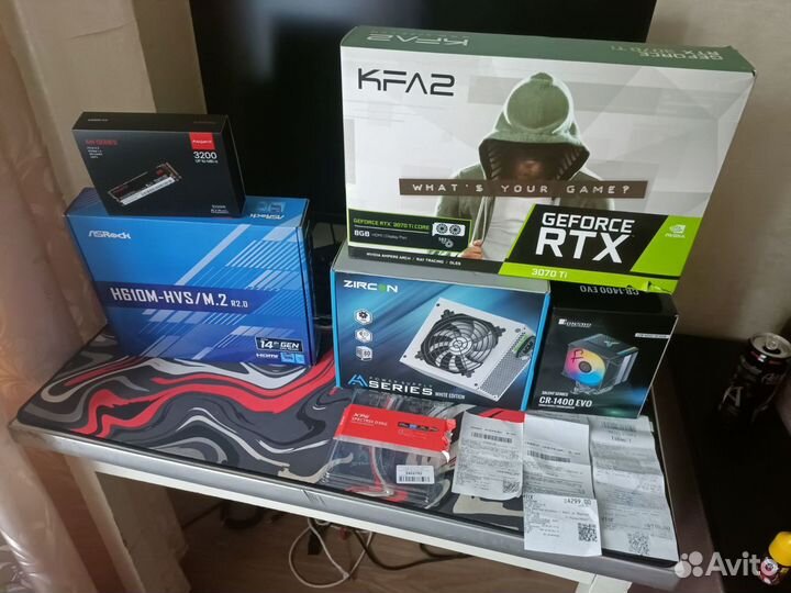 Игровой пк I5-12400f/RTX 3070 Ti/16GB/NVme 512GB