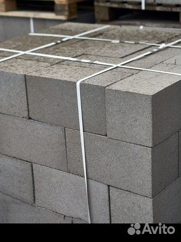 Блоки для фундамента, бетонные блоки, полнотелый
