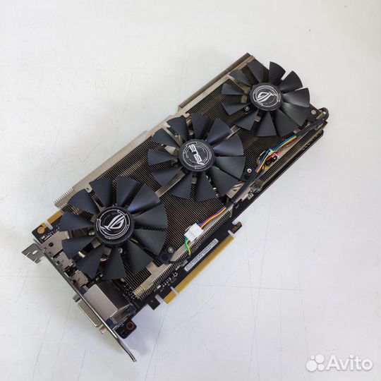 Видеокарта Asus GeForce GTX 1070 ROG strix 8GB gdd