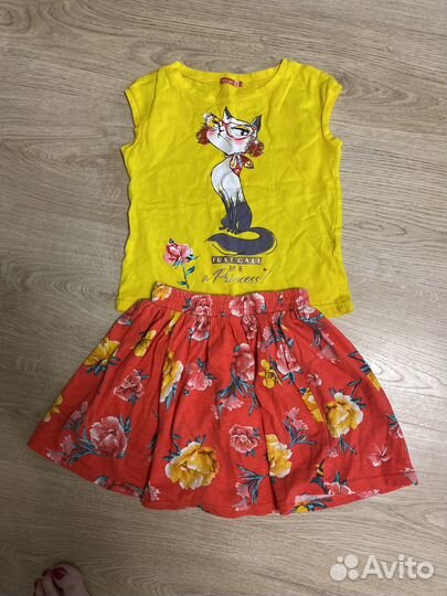 Летние вещи для девочки, размер 122-128