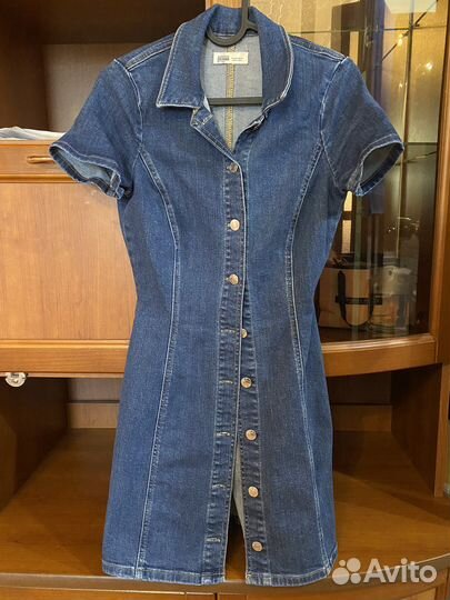Джинсовое платье zara