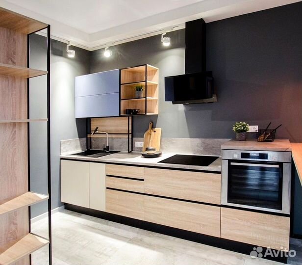 Прямая кухня на заказ от производителя