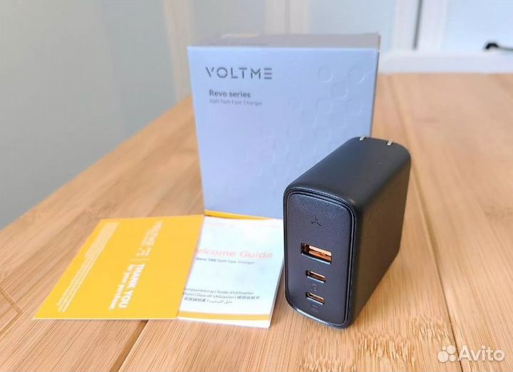 Быстрое зарядное устройство GAN100w voltme (новое)