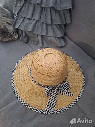 Шляпа женская соломеная, пляжная