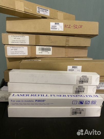 Резиновые валы, ролики HP, Samsung, Xerox, Kyocera