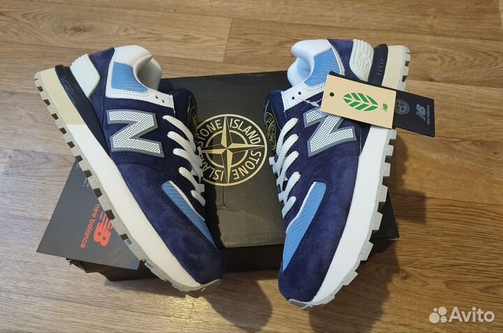 Кроссовки новые New balance 574 Stone Island Люкс