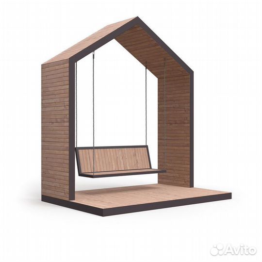 Качель садовая стиль