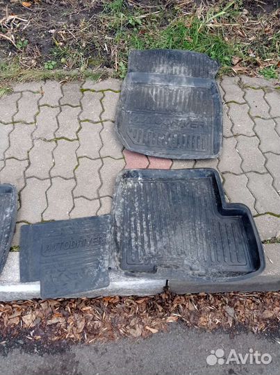 Резиновые коврики ваз