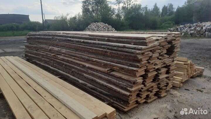 Доска необрезная