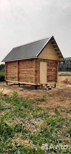 Баня рубленая 6*3