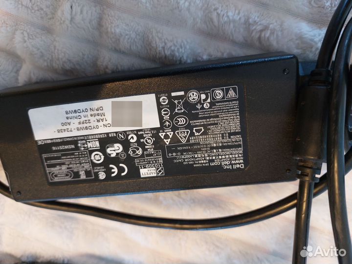 Зарядки адаптеры для ноутбука Dell 65w
